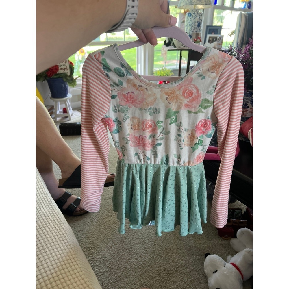Cheeky plum leotard girls size 5T